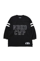 TIM LEHI / WASHED HEAVY WEIGHT CREW NECK T-SHIRT / BLACK (26SS-WMT