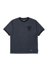 TIM LEHI / WASHED HEAVY WEIGHT CREW NECK T-SHIRT / BLACK (26SS-WMT