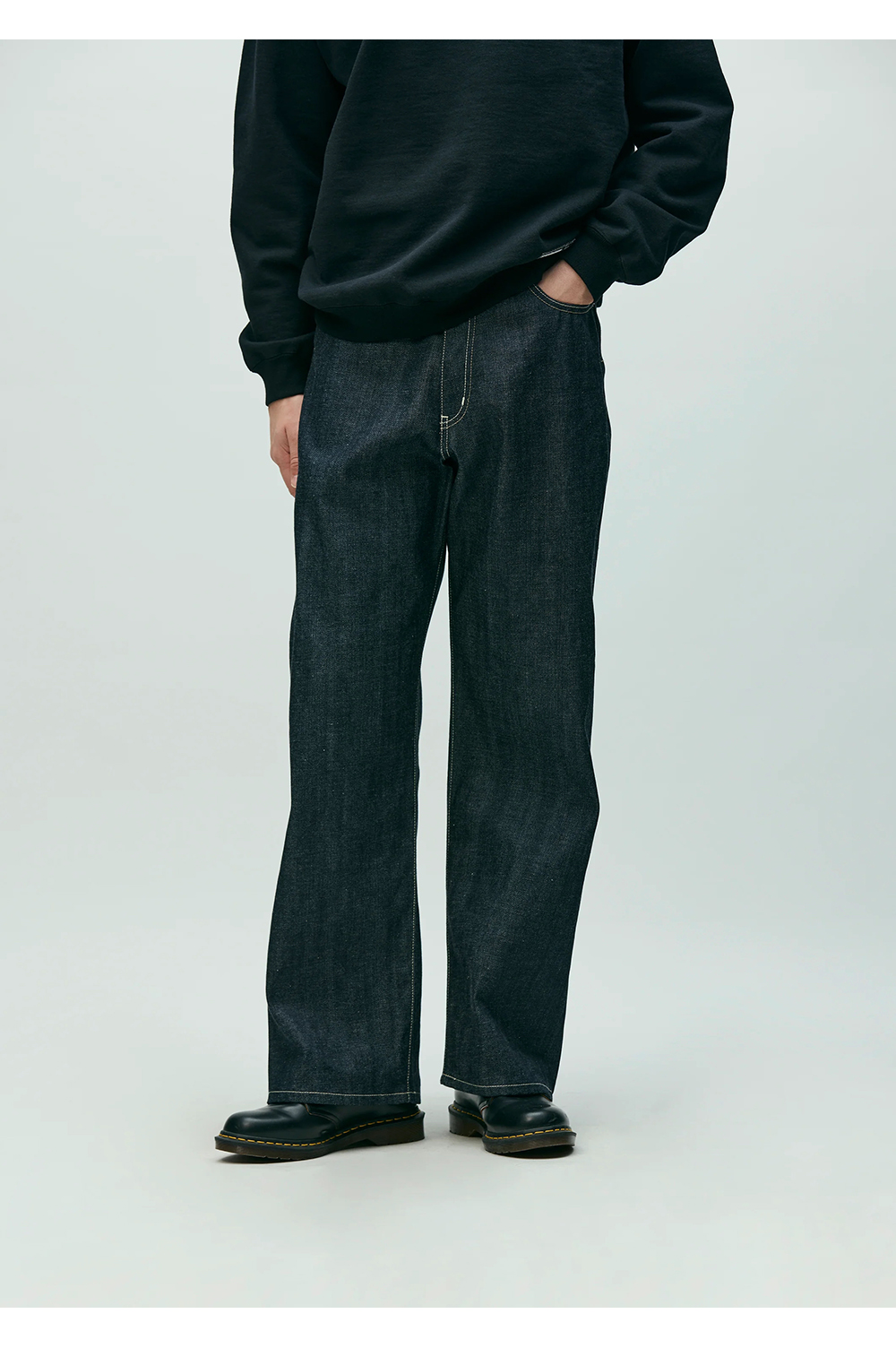 RIGID DENIM DP WIDE PANTS / INDIGO (261XBNH-PTM01) | セレクト