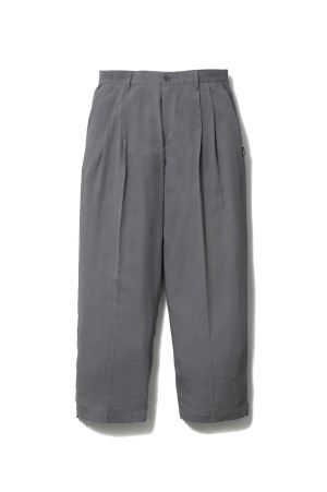 TWO TUCK PANTS / GRAY (261ZANH-PTM08) | セレクトショップ