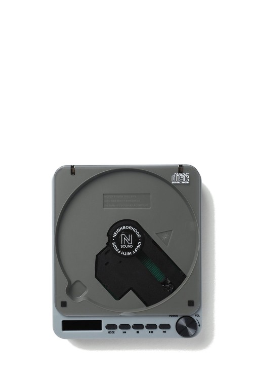 PORTABLE CD PLAYER / GRAY (26176NH-AC01) | セレクトショップ