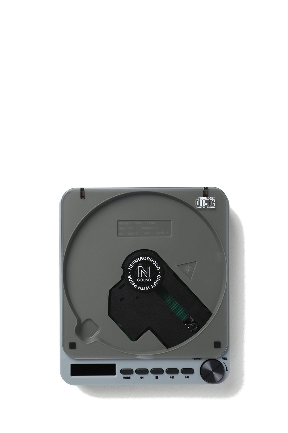 PORTABLE CD PLAYER / GRAY (26176NH-AC01) | セレクトショップ