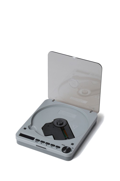 PORTABLE CD PLAYER / GRAY (26176NH-AC01) | セレクトショップ