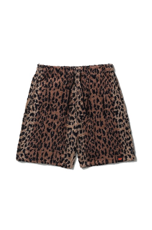 NH X HIPPOPOTAMUS . TERRY CLOTH SHORT PANTS / LEOPARD (261TSHIN
