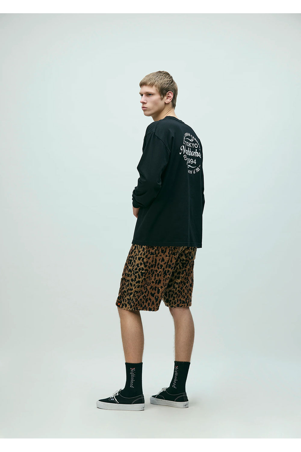 NH X HIPPOPOTAMUS . TERRY CLOTH SHORT PANTS / LEOPARD (261TSHIN