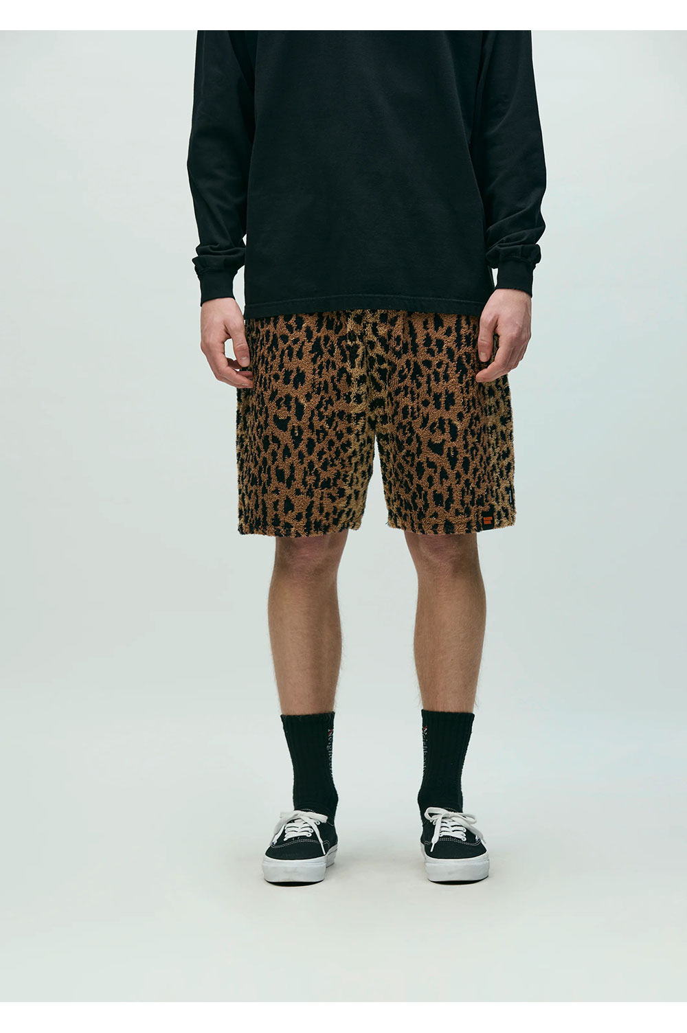 パンツ NH HIPPOPOTAMUS TERRY CLOTH SHORT PANTS NH X HIPPOPOTAMUS . TERRY CLOTH SHORT PANTS / LEOPARD (261TSHIN