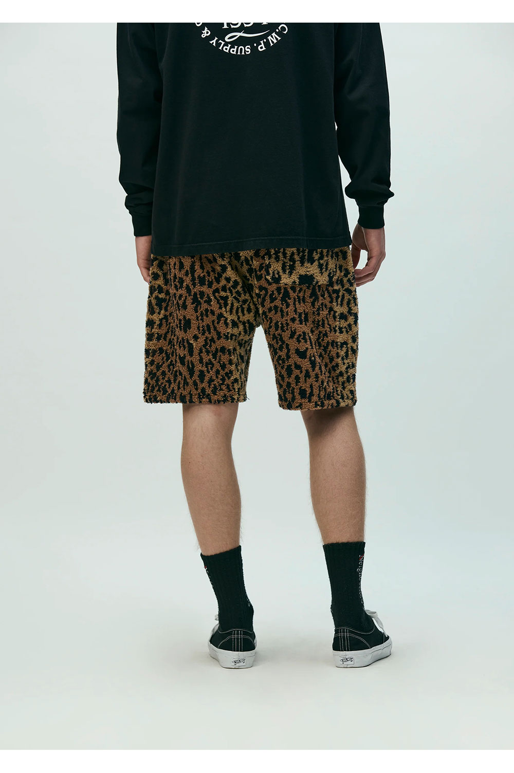 パンツ NH HIPPOPOTAMUS TERRY CLOTH SHORT PANTS NH X HIPPOPOTAMUS . TERRY CLOTH SHORT PANTS / LEOPARD (261TSHIN