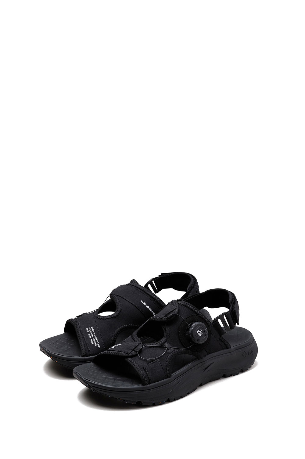 NH X RIG FOOTWEAR . SOLID SANDAL / BLACK (26152RFN-FW01