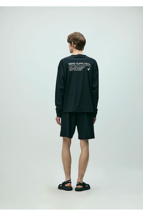 NH X FOLBOT . PHYSICAL FITNESS UNIFORM / BLACK (2617975N-CSM01