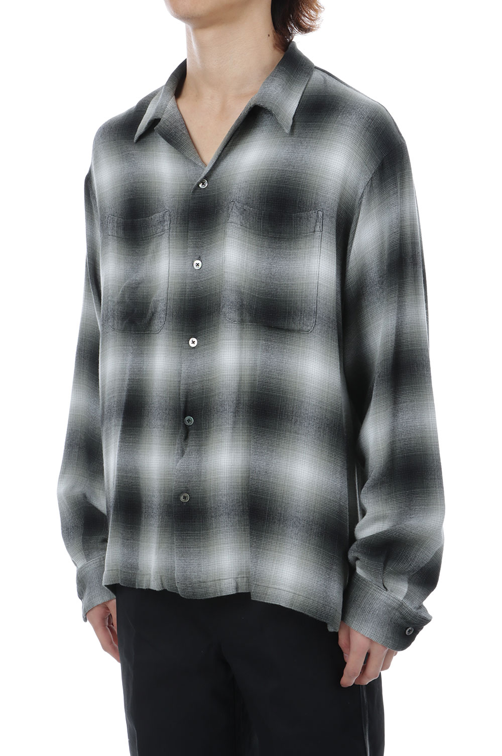 R Flannels R.Flannel Ombre Open / BLT (2604-5002) | セレクトショップ|DeepInsideinc.com Store