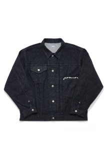 x FRAGMENT  ONE WASHED DENIM JACKET / BLACK (SQ-26SS-JK-03)
