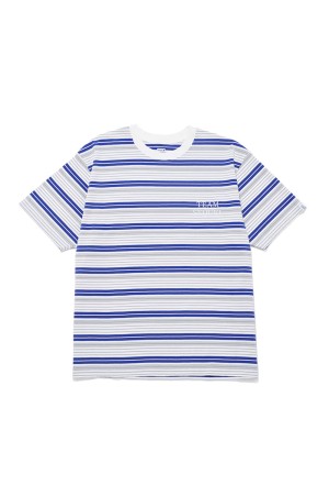 T-SHIRT / WHITE x BLUE (SQ-26SS-CS-07)
