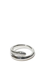LUCIAN (SNAKE RING) / SILVER/BLACK FINISH (OJ-AC13)