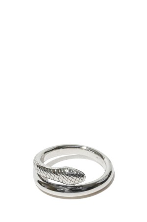 LUCIAN (SNAKE RING) / SILVER/BLACK FINISH (OJ-AC13)