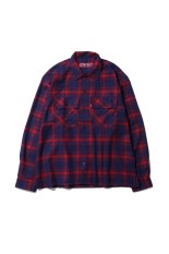 Ombre Check L/S Shirt(26ss) / BLACK (HS-020526) | セレクトショップ