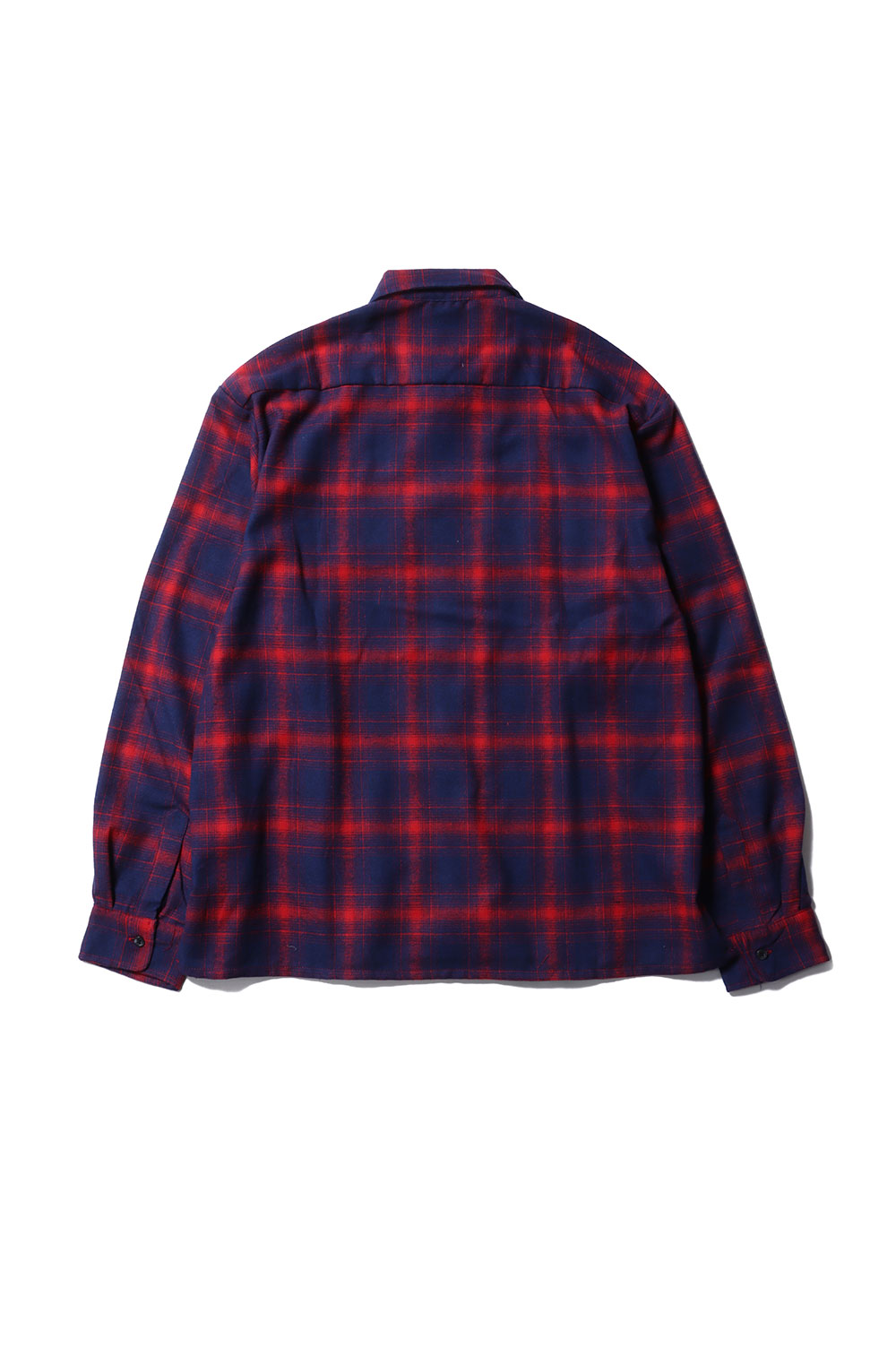 Ombre Check L/S Shirt HS-020526 ブラック HideandSeek - Ombre Check