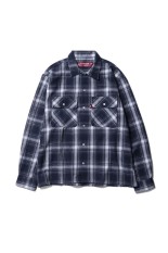 Ombre Check L/S Shirt(26ss) / BLACK (HS-020526) | セレクトショップ