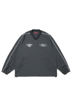 V Neck Track Jacket / CHARCOAL GRAY (HC-030226)