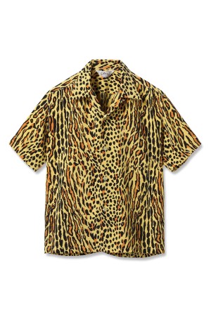 HIGH DENSITY RAYON S/S SHIRT / YELLOW (SH39708)