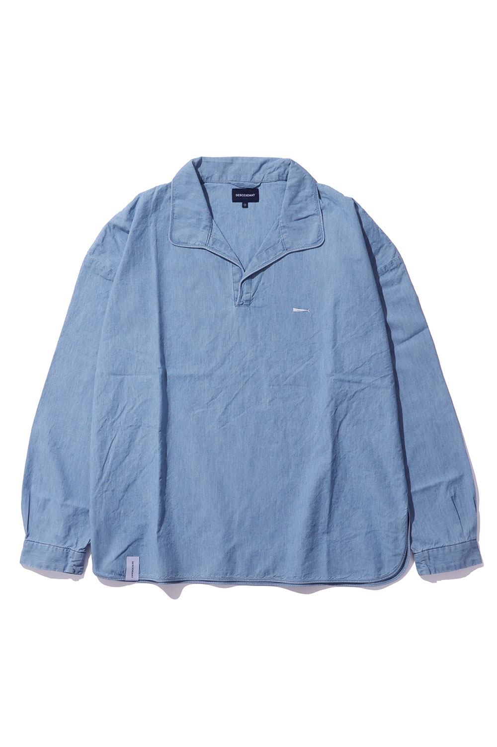 SALOON PULLOVER CHAMBRAY LS SHIRT - INDIGO (261CPDS-SHM04
