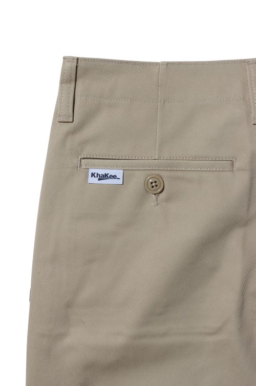 DC-6 ORGANIC COTTON TWILL TROUSERS - KhaKee (261CPDS-PTM01