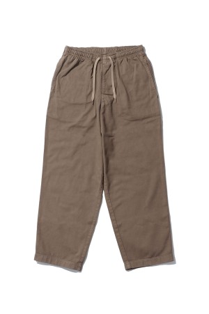 SHORE TWILL BEACH TROUSERS PIGMENT DYE - BROWN (261CPDS-PTM02