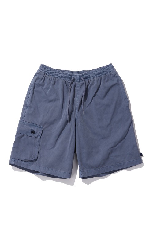 SHORE TWILL CARGO BEACH SHORTS PIGMENT DYE - BLUE (261CPDS-PTM05