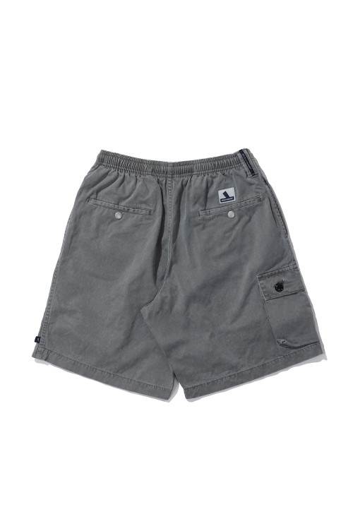 SHORE TWILL CARGO BEACH SHORTS PIGMENT DYE - GRAY (261CPDS-PTM05
