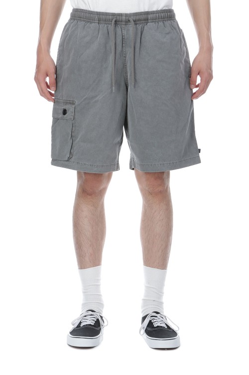 SHORE TWILL CARGO BEACH SHORTS PIGMENT DYE - GRAY (261CPDS-PTM05