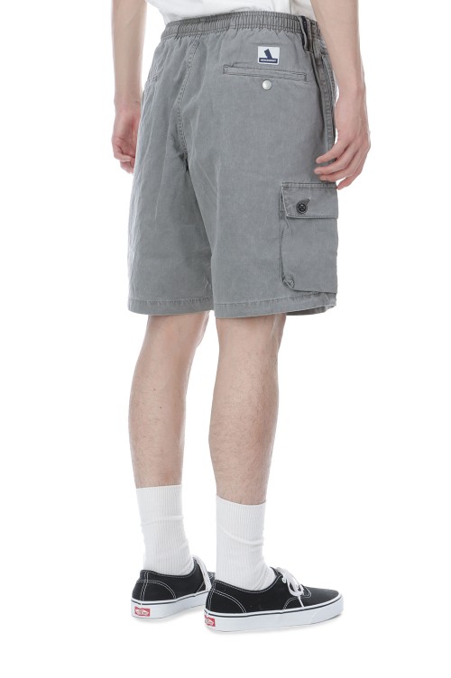 SHORE TWILL CARGO BEACH SHORTS PIGMENT DYE - GRAY (261CPDS-PTM05