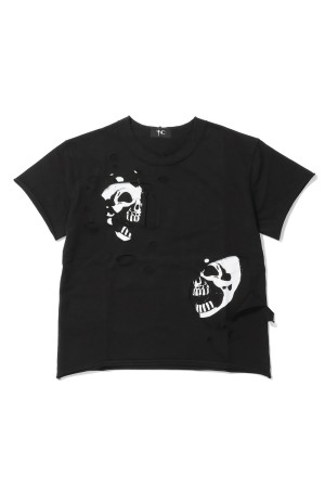 DEAD INSIDE DOUBLE LAYER T-SHIRT - BLACK (TC26TS0802)
