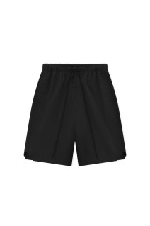 ACTIVE TRACE RELAXED SHORT W/ SLIT - VINTAGE BLACK (160SP264901F)