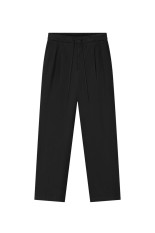 PLEAT FRONT PANT - VINTAGE BLACK (130SP268521F)