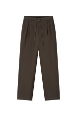 PLEAT FRONT PANT - BROWN (130SP268523F)
