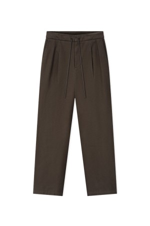 PLEAT FRONT PANT - BROWN (130SP268523F)