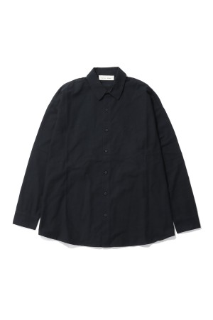 SIGNATURE BUTTON UP SHIRT - BLACK (186SP264392F)