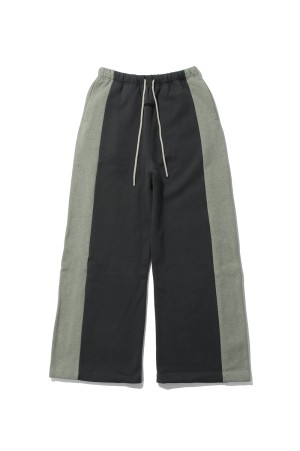 PANELLED LOUNGE PANT - IRON GREY/SEAL HEATHER (RW00286)