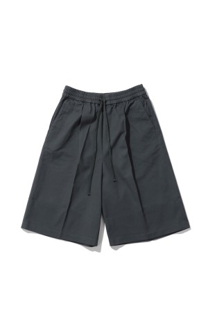 RELAXED DRAWSTRING SHORT - IRON GREY (RW00305)