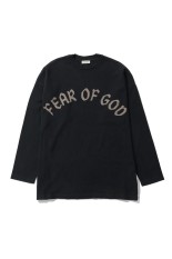 FEAR OF GOD,  F OF G LS TEE - Black (FG9M10-9955HWJ)