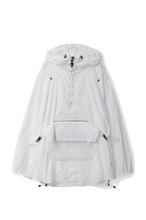WT x JM NYLON PULL OVER - WHITE (26SS-2-W)