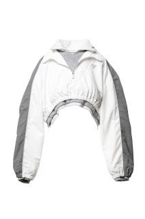TRIPLE LAYERD NYLON PULLOVER - WHITE (B16PO562)