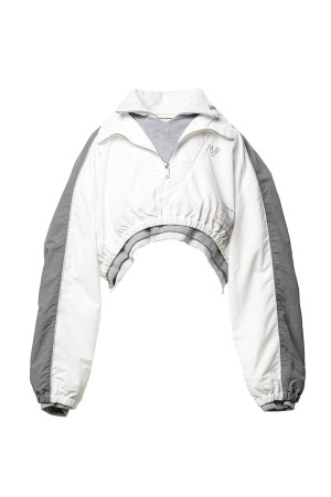 TRIPLE LAYERD NYLON PULLOVER - WHITE (B16PO562)