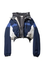 TRIPLE LAYERD NYLON PARKA - NAVY (B16PK561)