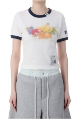 FRUIT PRINTED MINI TEE - WHITE (K16TS792)