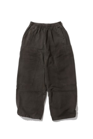 Pigmented Sweat Trousers - FADE BROWN (a-HD02)