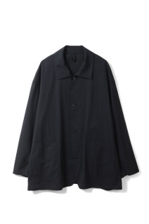 Cotton Wool Poplin Oversized Coverall - BLACK (GM261-30306)