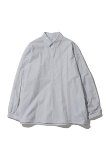 Seersucker Pullover Shirt - WHITE (GU261-50445)