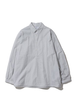 Seersucker Pullover Shirt - WHITE (GU261-50445)