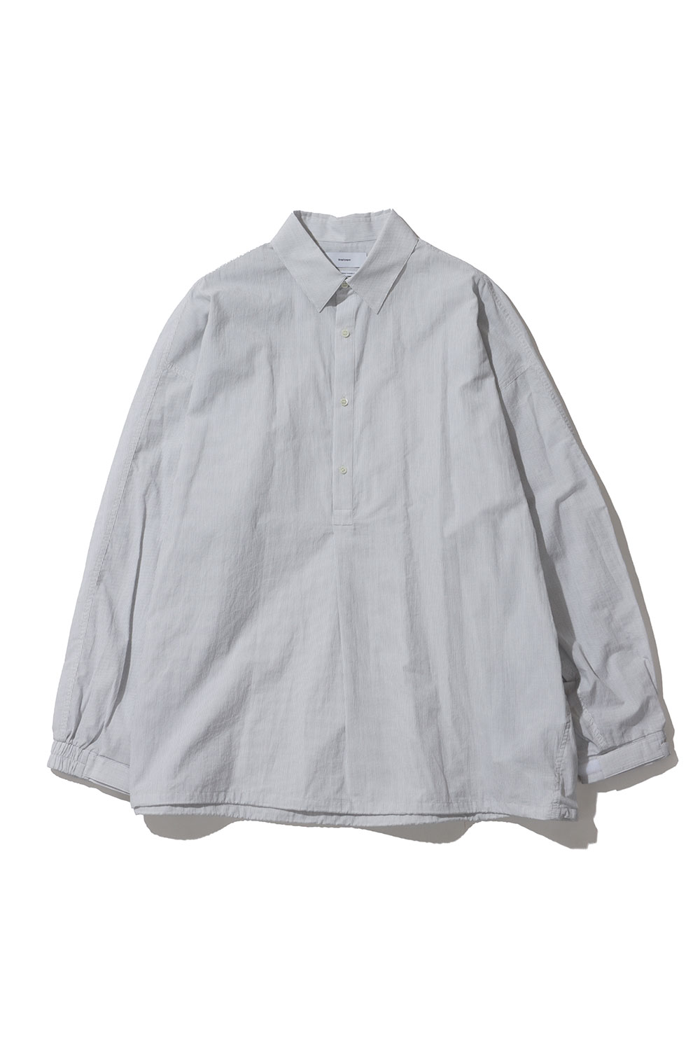 03S様確認用 Seersucker Pullover Shirt - WHITE (GU261-50445) | セレクトショップ