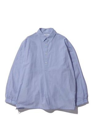 Seersucker Pullover Shirt - BLUE (GU261-50445)